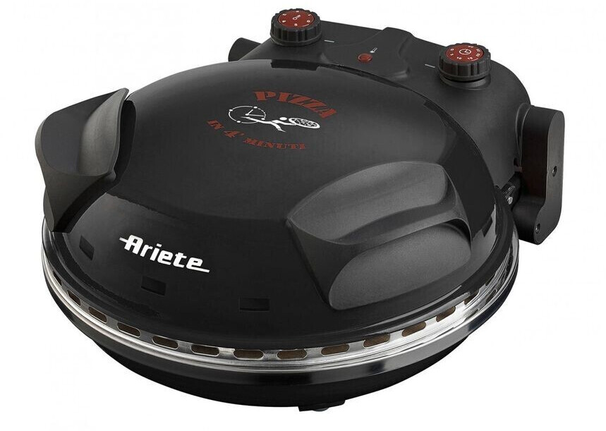 پیتزا پز آریته ایتالیا مدل Ariete 917 Pizza in 4 minuti | رنگ مشکی | طراحی جمع و جور با صفحه سنگی